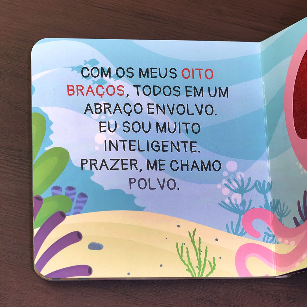 Bichos do Oceano | Toque e Sinta | 1 a 4 Anos