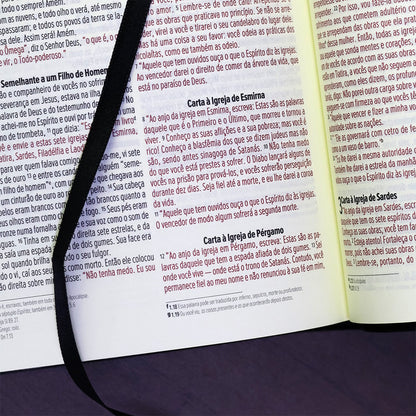Bíblia Anote | NVI | Letra Normal | Capa Luxo Preta