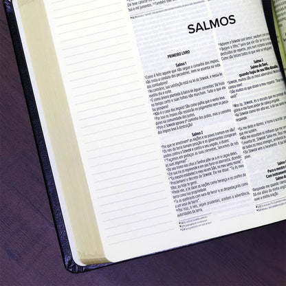 Bíblia Anote | NVI | Letra Normal | Capa Luxo Preta