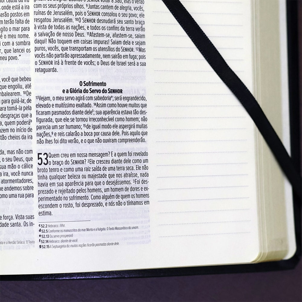 Bíblia Anote | NVI | Letra Normal | Capa Luxo Preta