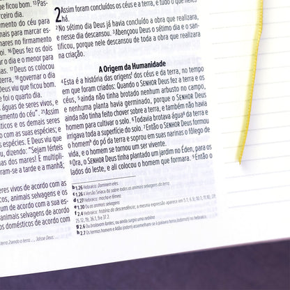 Bíblia Anote | NVI | Letra Normal | Capa Luxo Rosa