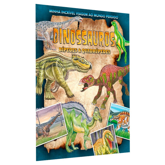 Minha Incrível Viagem ao Mundo Perdido | Dinossauros Bípedes e Quadrúpedes