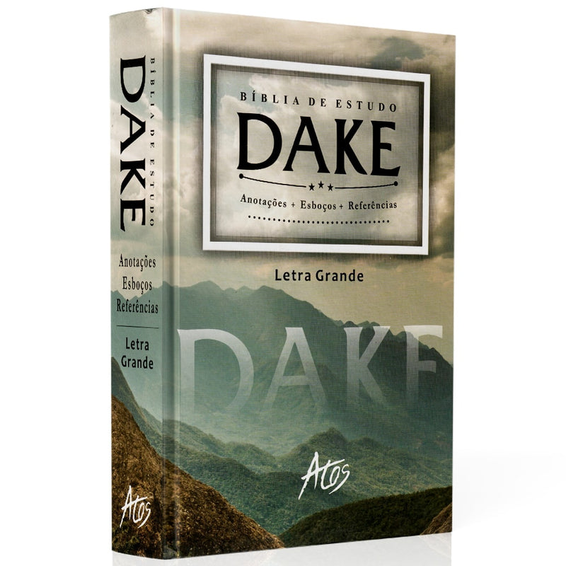 Bíblia de Estudo Dake| Letra grande | Capa Dura Montanhas