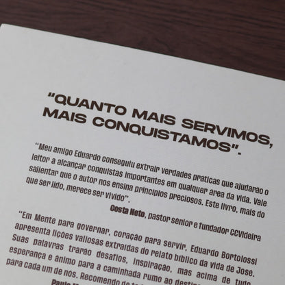 Mente Para Governar Coração Para Servir | Eduardo Bortolossi