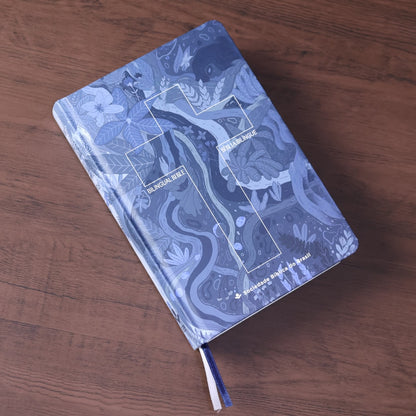 Bíblia Bilíngue | Português e Inglês | Edição Para Jovens | NTLH | Capa Dura Cruz