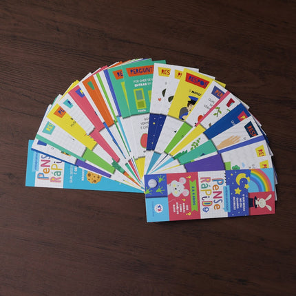 Livro Flash Cards Pense Rápido | 3 a 4 anos