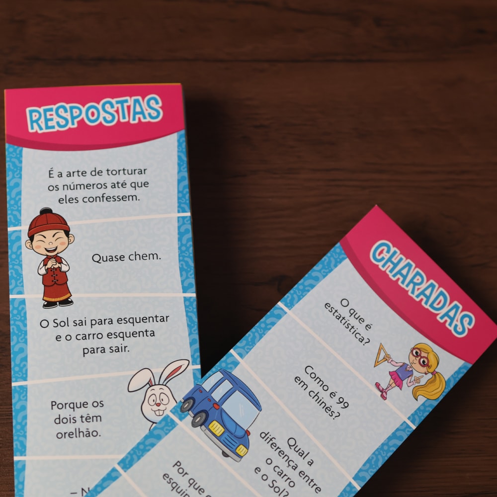 Livro Flash Cards Pense Rápido | Charadas | A Partir de 6 Anos