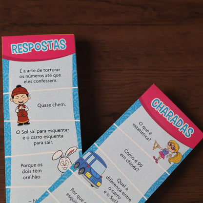 Livro Flash Cards Pense Rápido | Charadas | A Partir de 6 Anos