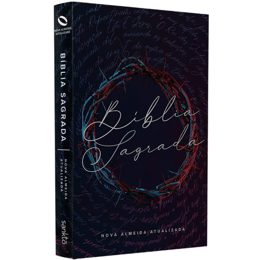 Biblia Flores Coroa Neon | NAA | Letra Normal | Capa Dura