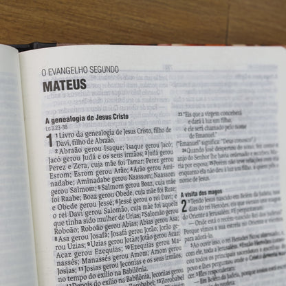 Biblia Flores Coloridas | NAA | Letra Normal | Capa Dura