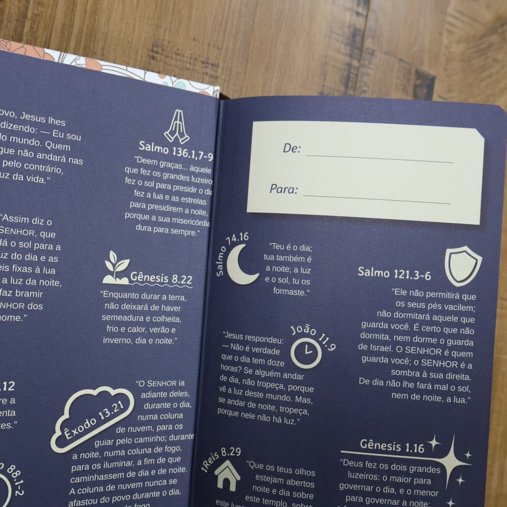 Bíblia 365 Dia e Noite | NAA | Letra Normal | Capa Dura Dias e Noites com a Palavra