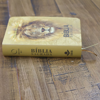 Bíblia Sagrada Leão Dourado | ARA | Edição de Bolso