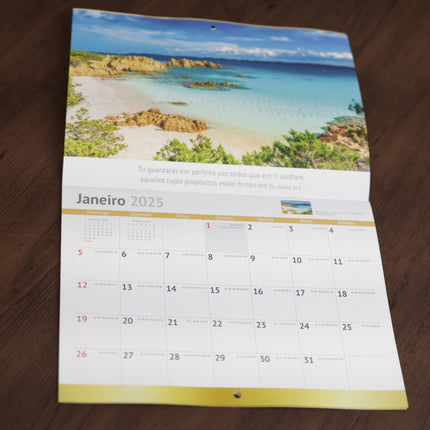 Calendário de Parede 2025 | Paisagens | Pão Diário
