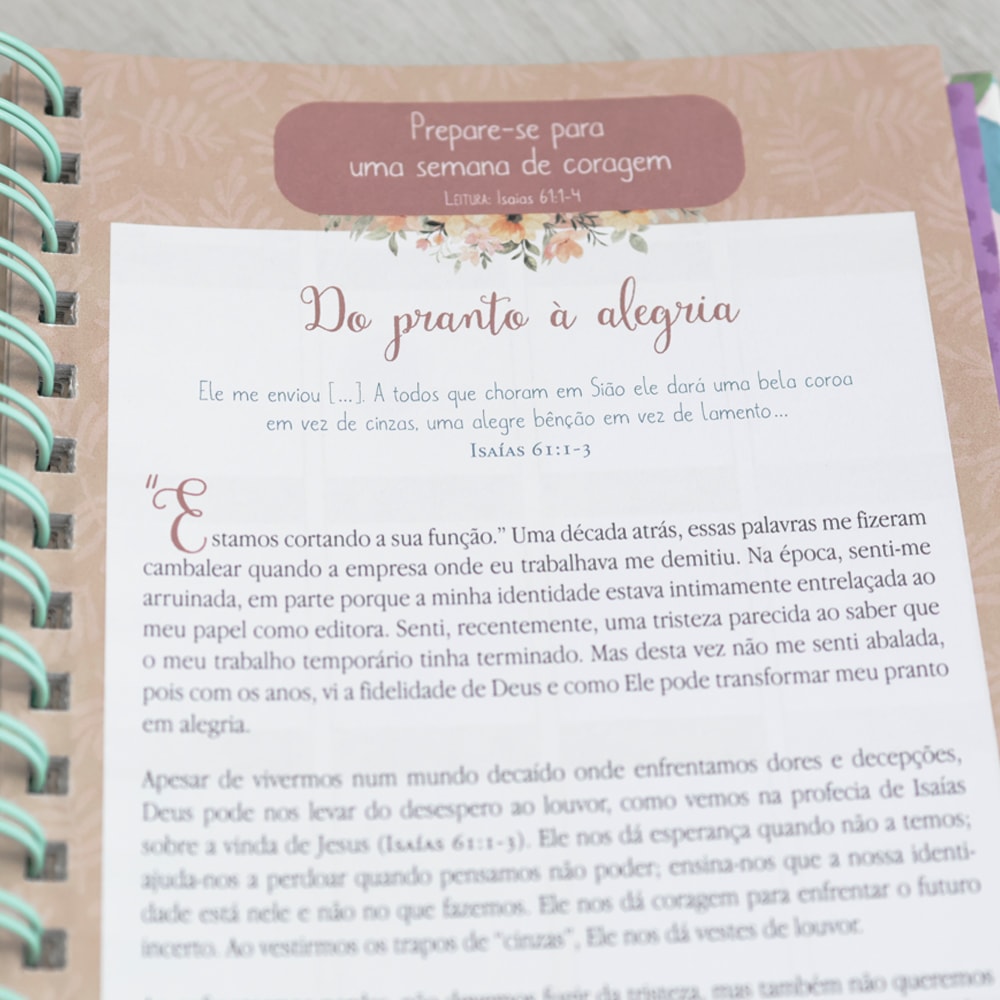 Planner Meu Plano com Deus | Confiança
