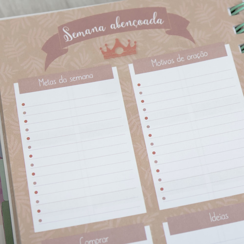 Planner Meu Plano com Deus | Confiança