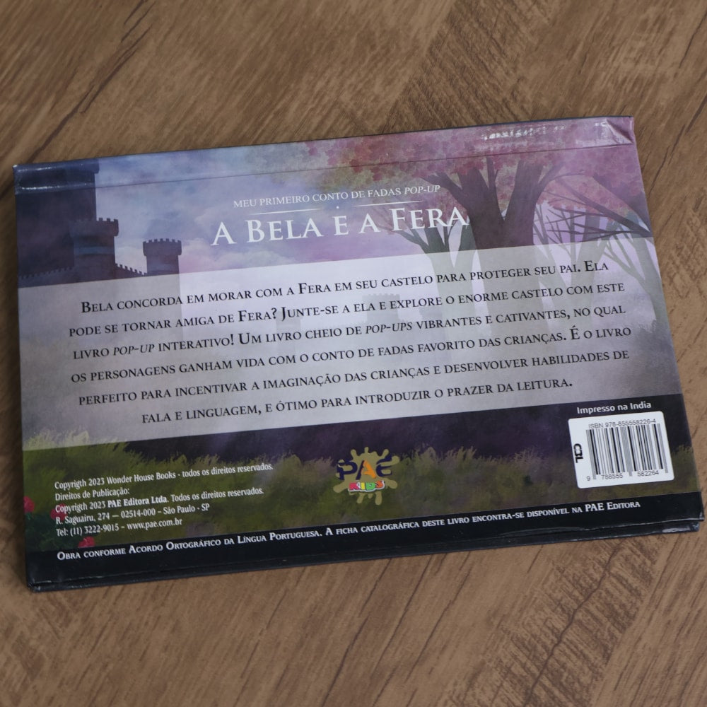 Meu Primeiro Conto de Fadas Pop-Up | A Bela e a Fera