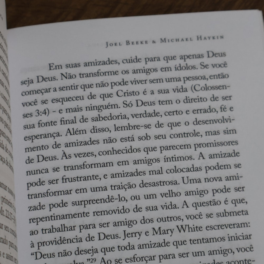 Como Cultivar a Amizade Bíblica | Joel Beeke & Michael A G Haykin