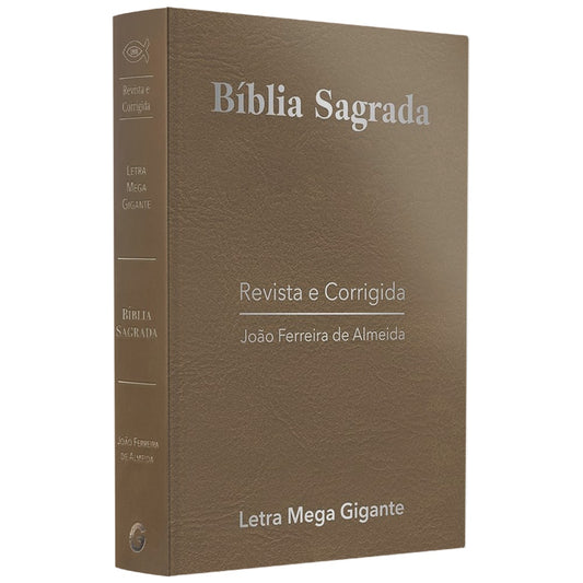Bíblia Sagrada | ARC | Letra Mega Gigante | Luxo Bege