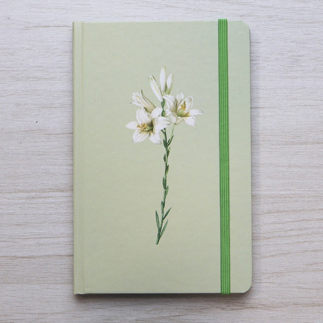 Caderno Moleskine | Com Pauta | Lírios