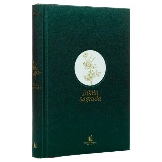 Bíblia Sagrada | NVI | Letra Grande | Capa Dura | Flor Minimalista