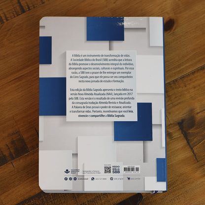 Bíblia Sagrada | NAA | Letra Grande | Edição para Estudo Com Espaço Para Anotações