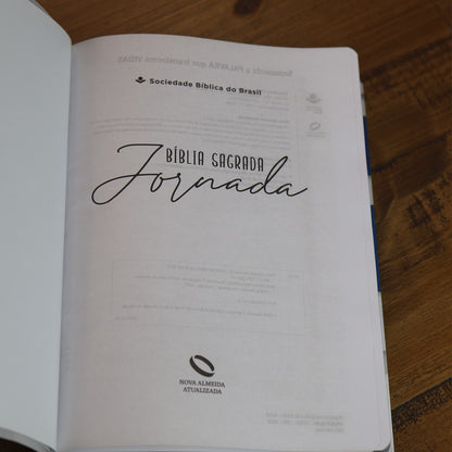 Bíblia Sagrada | NAA | Letra Grande | Edição para Estudo Com Espaço Para Anotações