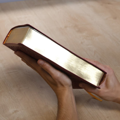 Bíblia de Estudo Aplicação Pessoal | NVT | Letra Grande | Luxo Vinho