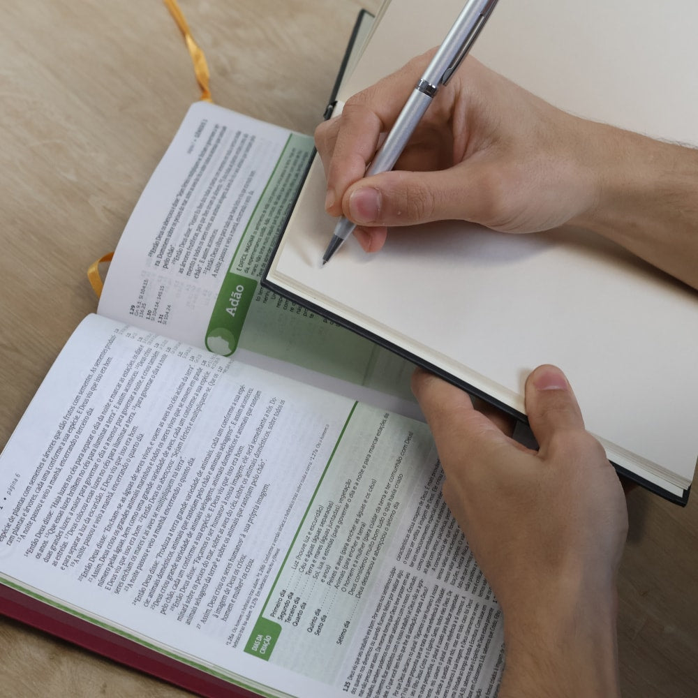 Bíblia de Estudo Aplicação Pessoal | NVT | Letra Grande | Luxo Vinho