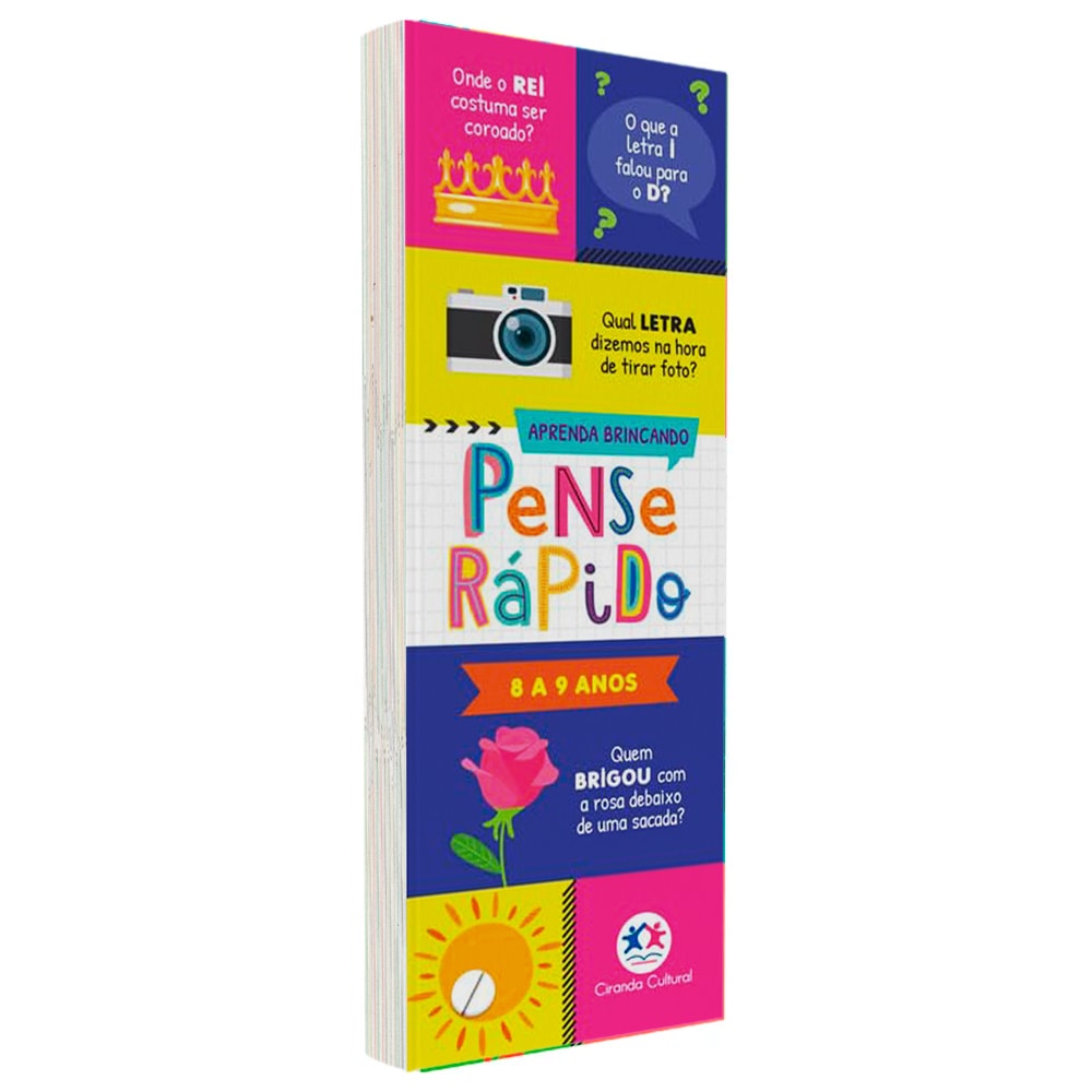 Flash Cards Pense Rápido | 8 a 9 anos