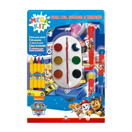 Mega Kit Para Ler Colorir e Brincar | Patrulha Canina