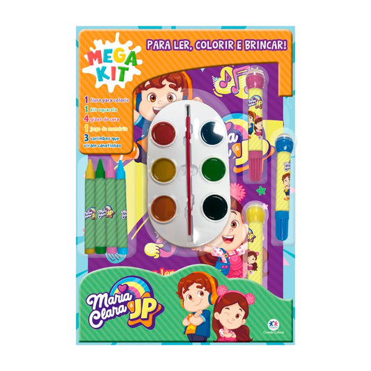 Mega Kit Para Ler Colorir e Brincar | Maria Clara e JP