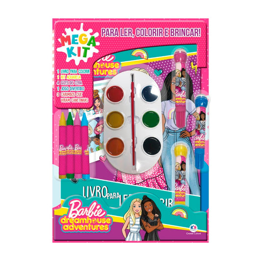 Mega Kit Para Ler Colorir e Brincar | Barbie