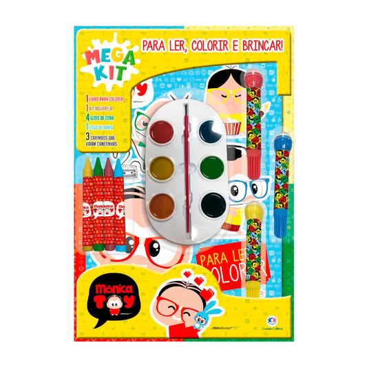 Mega Kit Para Ler Colorir e Brincar | Turma da Mônica