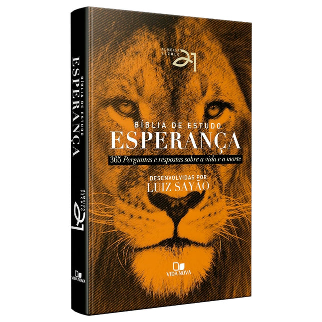 Bíblia de Estudo Esperança | Almeida Século 21 | Letra Normal | Leão