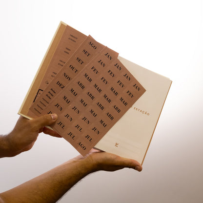 Planner Estações Abstrata | Viviane Martinello