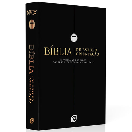 Bíblia Estudo Orientação | NVI | Letra Normal | Capa Black