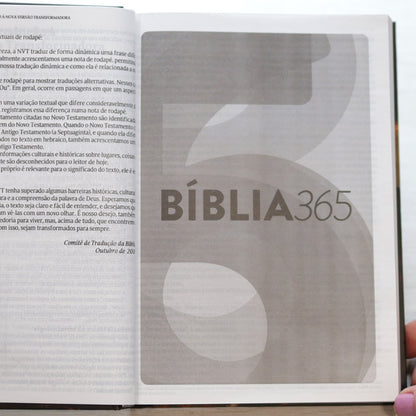 Bíblia 365 Responda-me | NVT | Letra Grande | Capa Dura