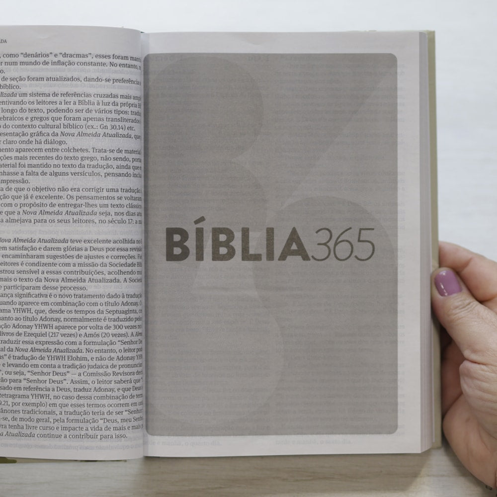 Bíblia 365 Amor Perfeito | NAA | Letra Grande | Capa Dura