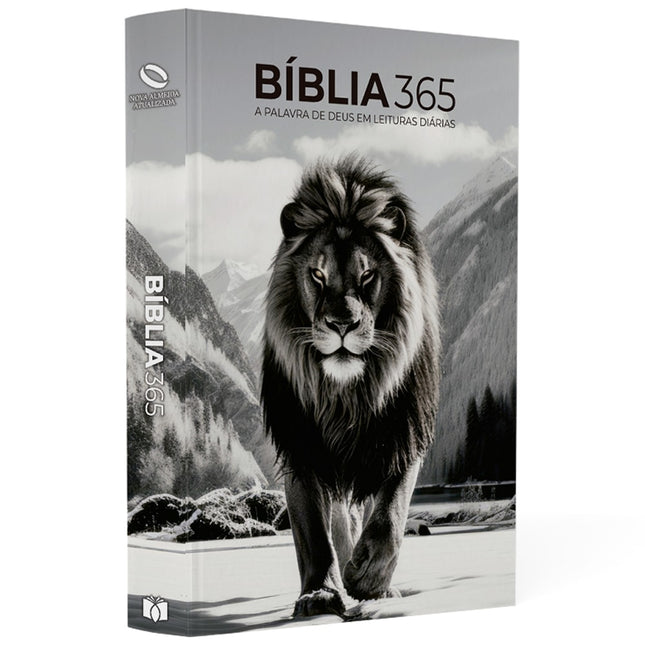 Bíblia 365 Leão | NAA | Letra Grande | Capa Dura