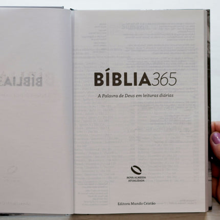 Bíblia 365 Leão | NAA | Letra Grande | Capa Dura