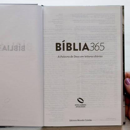 Bíblia 365 Leão | NAA | Letra Grande | Capa Dura