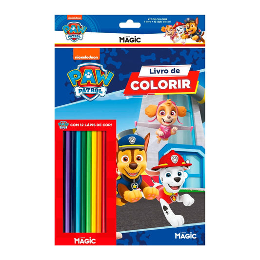 Patrulha Canina | Kit Lápis de Colorir