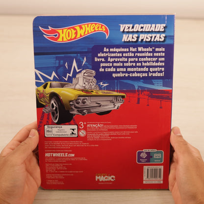 Hot Wheels | Velocidade na Pista | Livro com 4 Quebra-cabeças