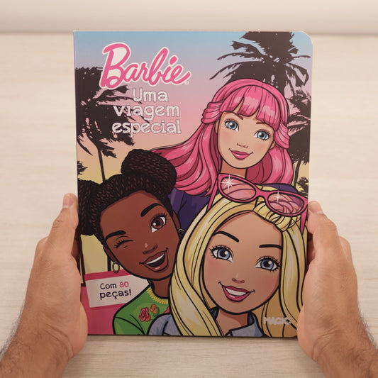 Barbie | Uma Viagem Especial  | Livro com 4 Quebra-cabeças