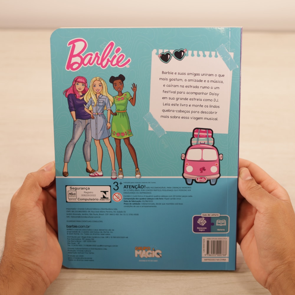 Barbie | Uma Viagem Especial  | Livro com 4 Quebra-cabeças