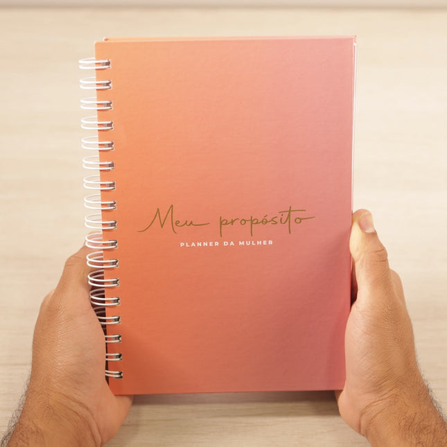 Planner da Mulher | Meu Propósito | Degrade