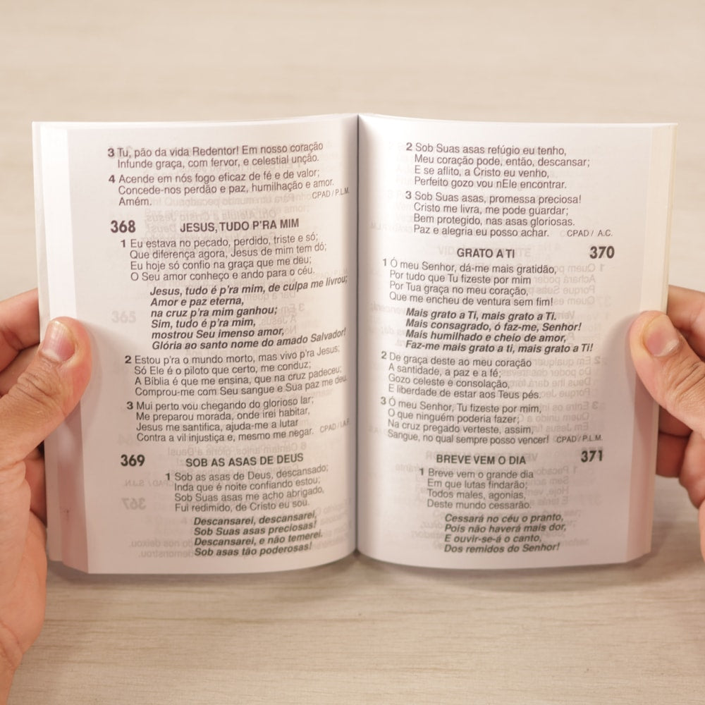 Harpa Cristã Jovem | Letra Grande | Capa Sons
