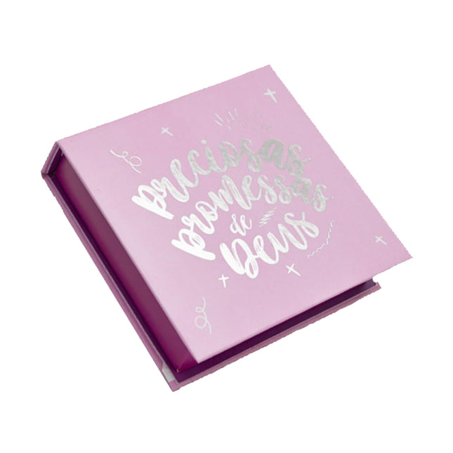 Preciosas Promessas de Deus | Caixinha de Promessas | Rosa