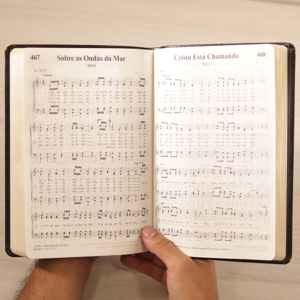 Harpa Cristã | Com Música | Luxo Preta