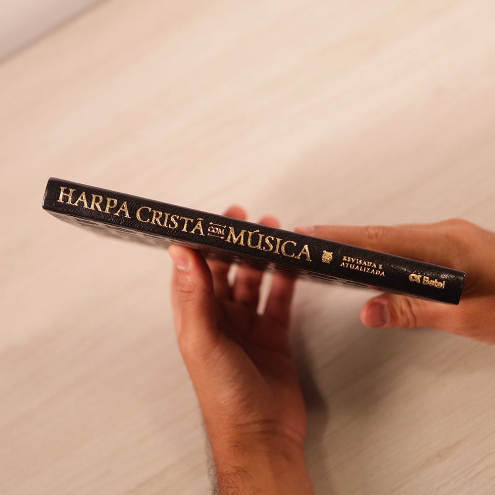 Harpa Cristã | Com Música | Luxo Preta